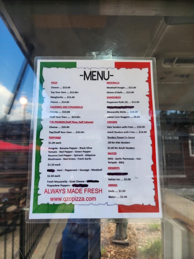QZO PIZZA PERMANENTLY CLOSED